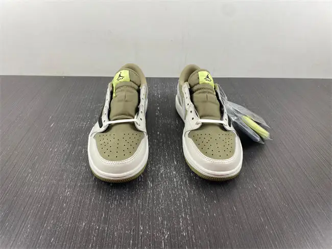 Air Jordan 1 Retro Low Golf Travis Scott Neutral Olive 