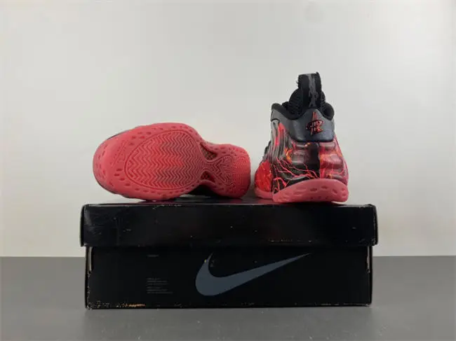 Stranger Things x Nike Air Foamposite One Premium QS 'Black Bright Crimson' 