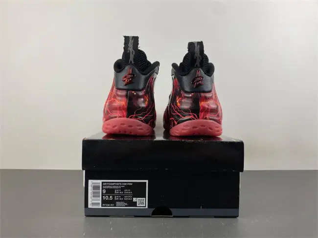 Stranger Things x Nike Air Foamposite One Premium QS 'Black Bright Crimson' 